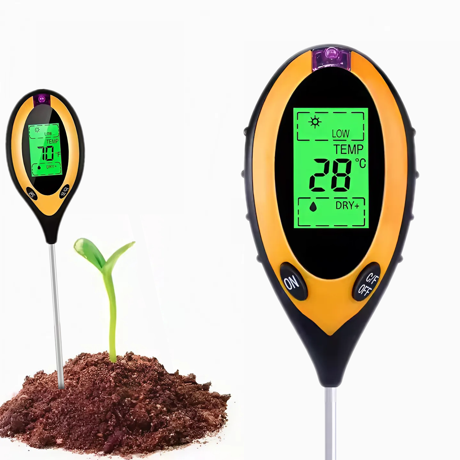 Vochtmeter voor Planten - 4-in-1 - Vochtigheidsmeter