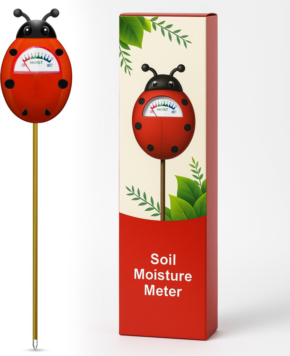 Lieveheersbeestje plantenvochtmeter tuin