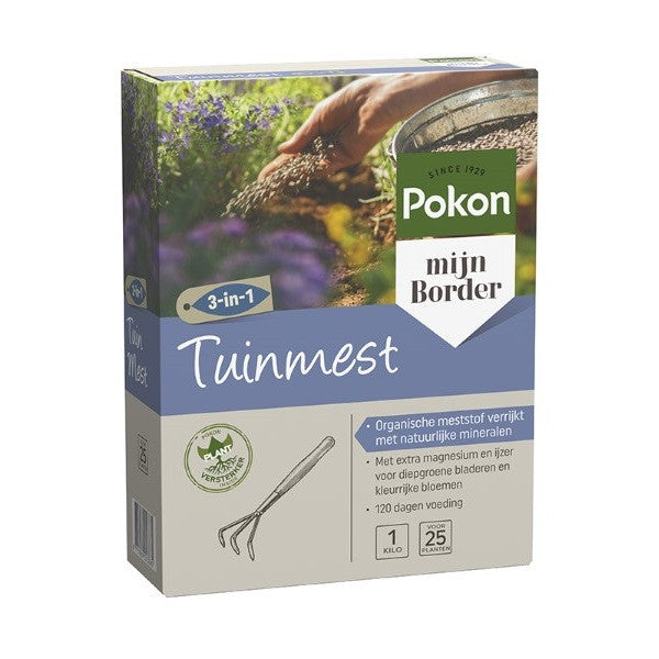 Tuinmest | Pokon | 1 kg (Universeel, Voor 25 planten)