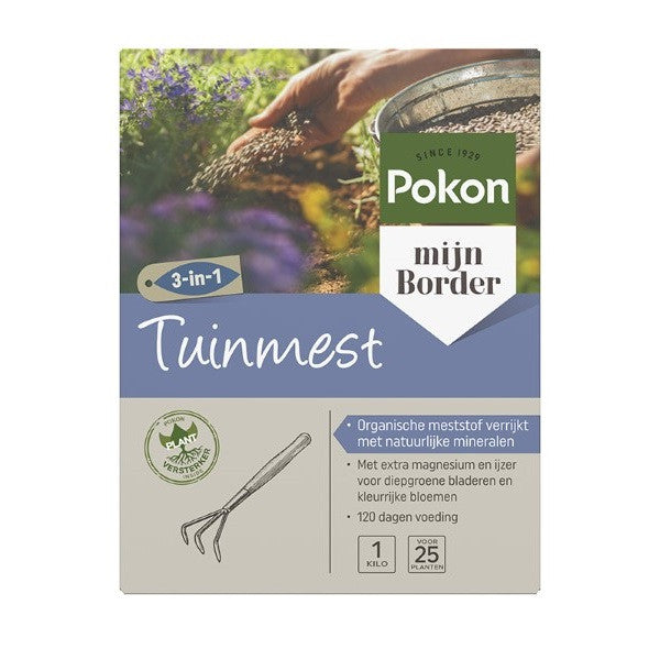 Tuinmest | Pokon | 1 kg (Universeel, Voor 25 planten)