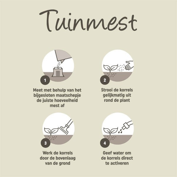 Tuinmest | Pokon | 1 kg (Universeel, Voor 25 planten)
