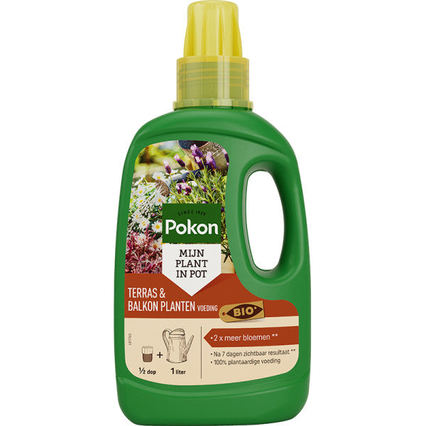 Pokon bio terras & balkon planten voeding (500 ml)